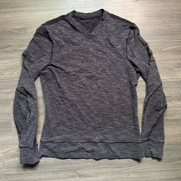Lululemon Men's Transit Long Sleeve V Sweatshirt - Grey - Picture 4 of 8